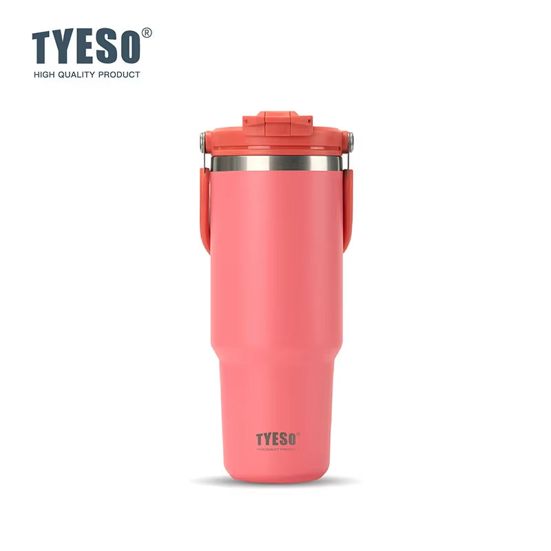 Elevate Your Hydration: Large-Capacity Stainless Steel Vacuum Thermos with Dual-Drink Functionality