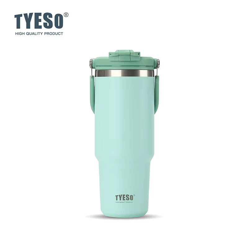 Elevate Your Hydration: Large-Capacity Stainless Steel Vacuum Thermos with Dual-Drink Functionality