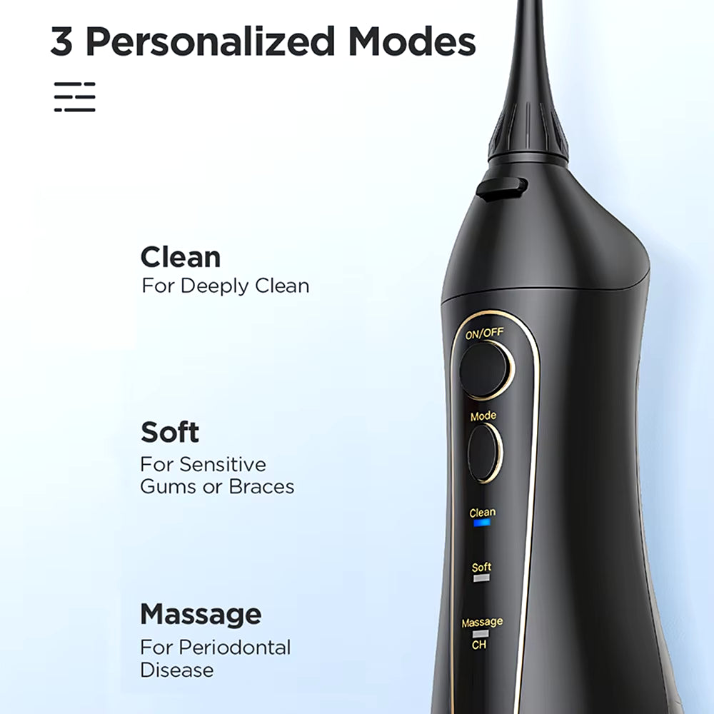 Revolutionary Water Flosser: 300ML Rechargeable Oral Irrigator with 3 Modes for Ultimate Dental Care
