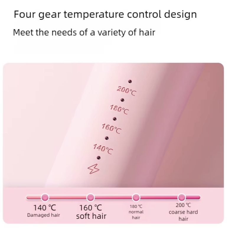 Professional 32mm Ceramic Hair Curling Iron Wand - Electric Salon Styling Tool