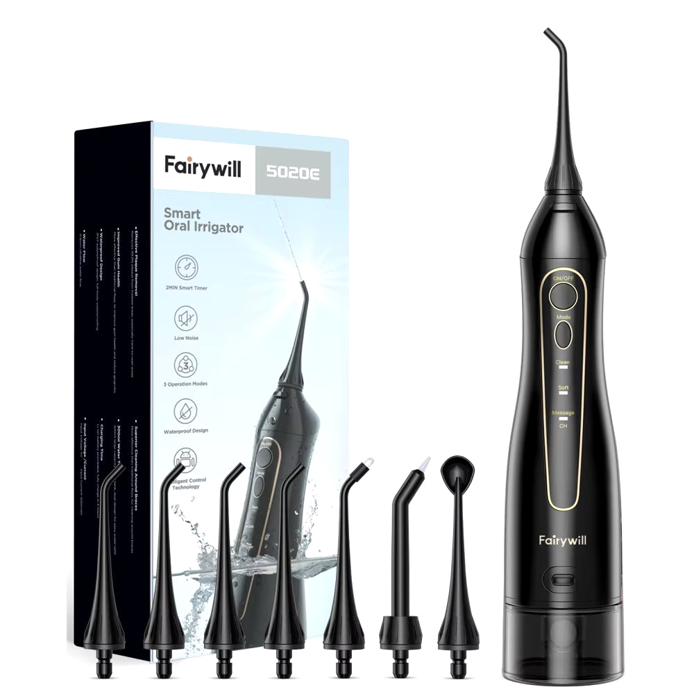 Revolutionary Water Flosser: 300ML Rechargeable Oral Irrigator with 3 Modes for Ultimate Dental Care