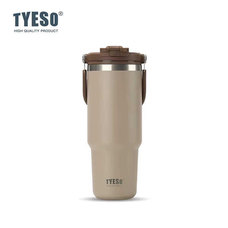 Elevate Your Hydration: Large-Capacity Stainless Steel Vacuum Thermos with Dual-Drink Functionality