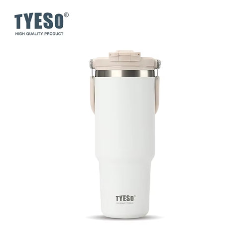 Elevate Your Hydration: Large-Capacity Stainless Steel Vacuum Thermos with Dual-Drink Functionality